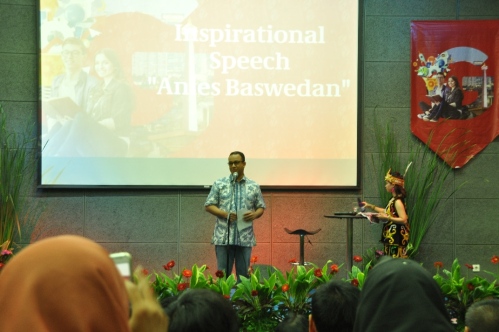 Anies Basweden, dalam sambutan inspirasionalnya pada acara GRCC2016 Regional DKI Jakarta, Jawa Barat, Banten, dan Lampung.